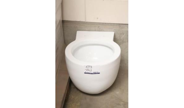 porseleinen toilet afm 51x51x44cm